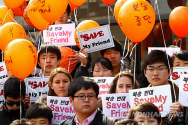 탈북자,강제북송,반대시위