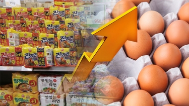 생활경제 생필품 달걀 라면 물가 KBS