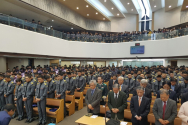 육군사관학교 &#039;제73기 기독생도 졸업감사 및 파송예배&#039;가 육사교회에서 있었다.