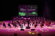 지난해 개최된 제13회 밀알콘서트에서 시각장애 하모니카 연주자 전제덕이 공연을 펼치고 있다.