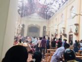 자살폭탄 테러 당시 찍은 스리랑카 교회 내부 사진