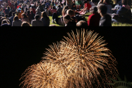 매년 독립 기념일에 시애틀 레이크 유니언 개스 워크 파크에서 열리는 불꽃 축제