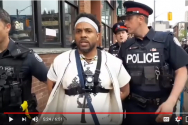 캐나다 토론토 LGBT 타운에서 노방전도를 하다 경찰에 체포당한 데이빗 린 목사