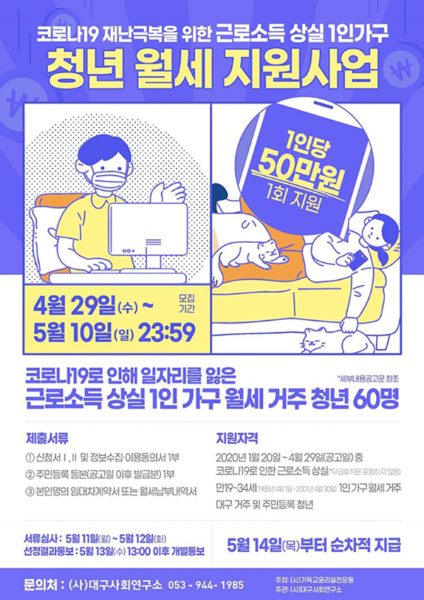 기윤실 월세지원