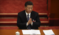 시진핑(習近平) 중국 국가주석이 22일 중국 베이징 인민대회당에서 열린 전국인민대표대회(전인대)에 참석해 박수를 치고 있다. ⓒ 뉴시스