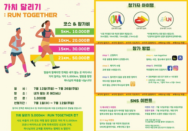 ‘가치달리기:RUN TOGETHER’ 캠페인 포스터