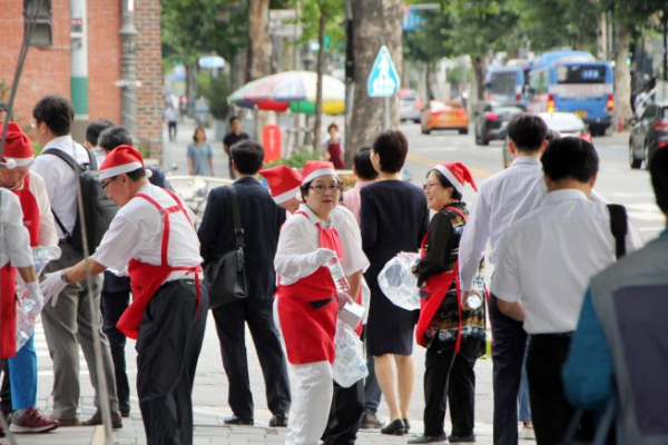 (사)한국기독교원로목회자재단 마스크 나눠주기 행사