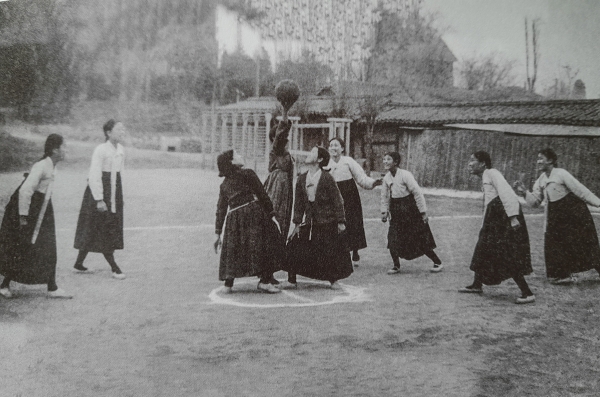 1936년 정신여고 학급대항 농구대회