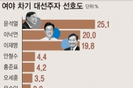 여론조사 _ 여야 차기 대선주자 선호도