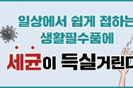 우리가 생각지 못한 세균투성이 생활필수품