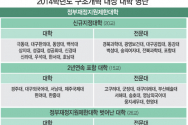 2014학년도 구조개혁 대상 대학 명단 - 정부재정지원제한대학