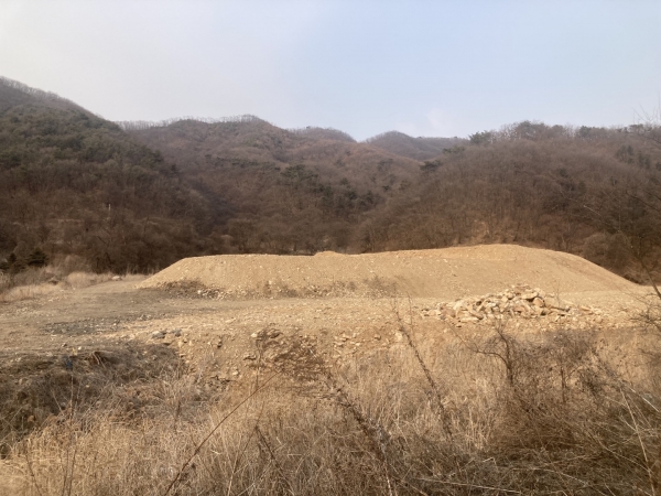 연천군 신서면 도신리 소재 이슬람 캠핑장 공사 현장